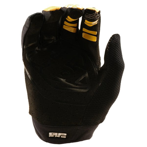 Gants de Motocross GP Pro Factory Troy Lee Designs or, paume