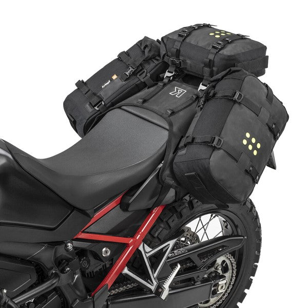 Harnais de Siège de Moto Honda CRF1100L Africa Twin Noir sacs souples attachés aux 3 côtés du siège