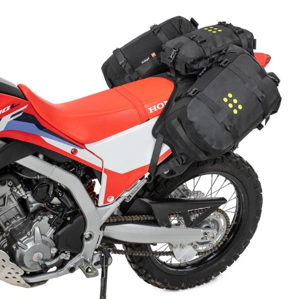 Harnais de Siège de Motocross Honda CRF300L/CRF300 Rally Noir sacs souples accrochés aux 3 côtés