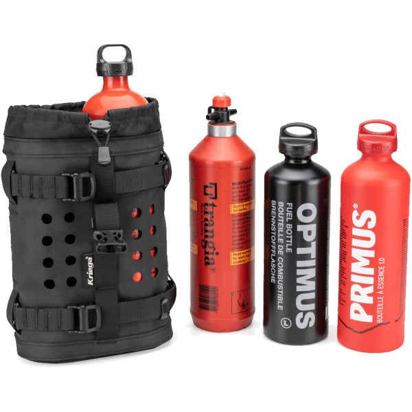 Porte-bouteille pour Sac Latéral de Moto Kriega Noir bouteilles disponibles