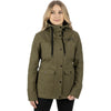 Manteau Ivy Canvas Femme Kaki