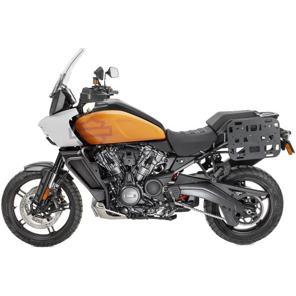 Support pour plateforme de siège de moto Harley-Davidson Pan America installé à droite