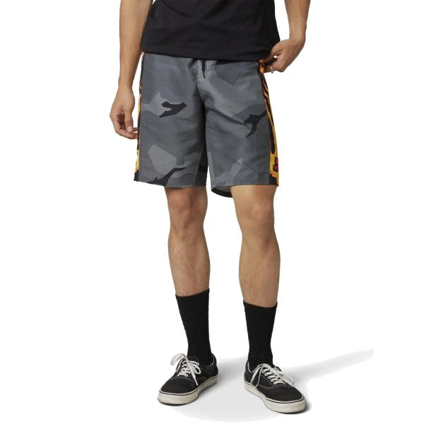 Short de Surf Parkerboss Noir/Camo de face