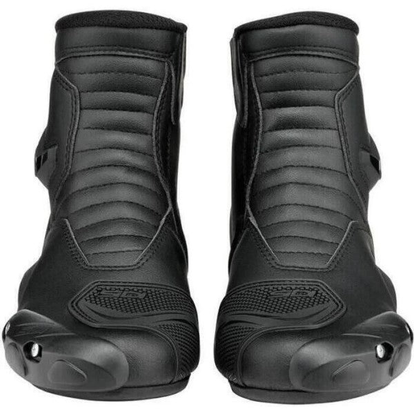 Bottes de Moto Mid Performer Noir en paire de face