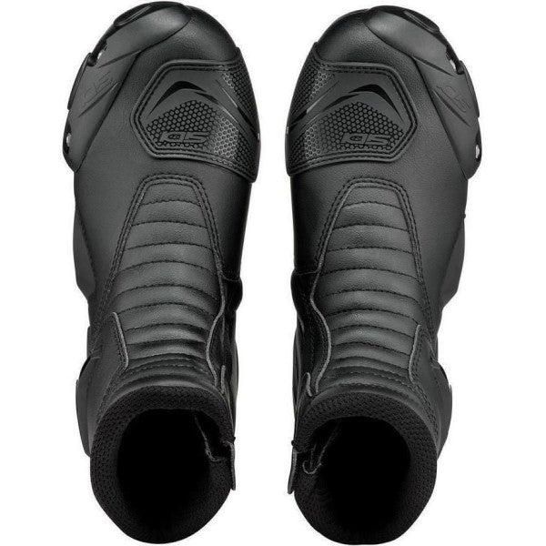 Bottes de Moto Mid Performer Noir en paire au-dessus