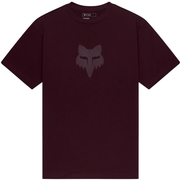 T-shirt Fox Head Heavyweight/Fox, brun foncé, de face