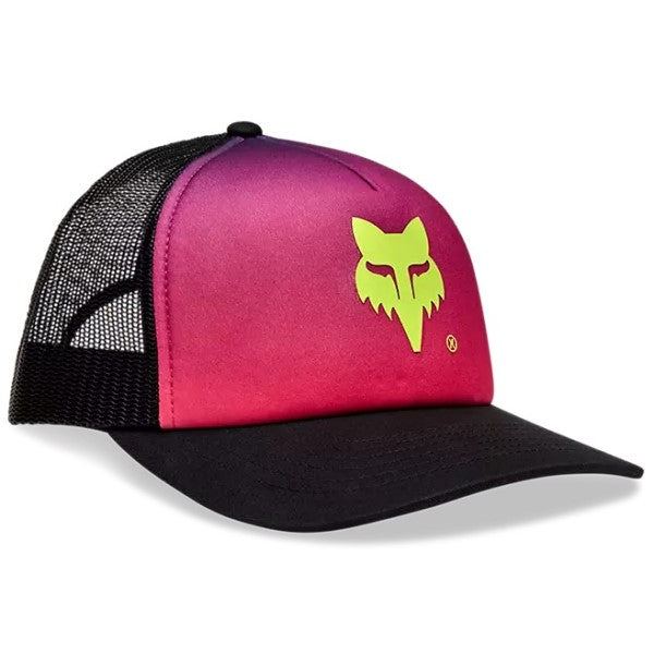 Casquette Elevated Trucker Fox rose, de face