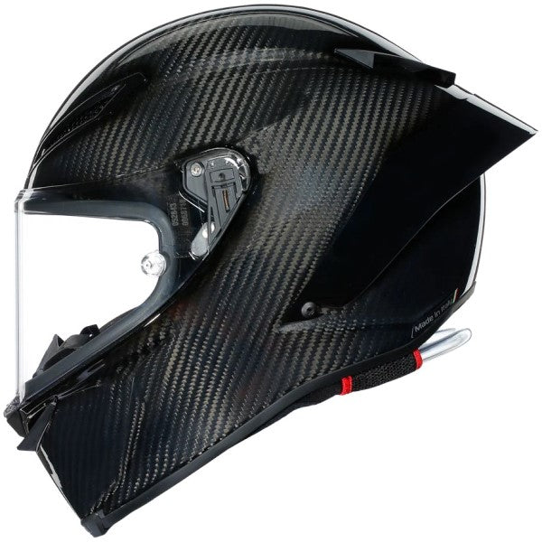 Casque Intégral de Moto Pista GP RR Carbon | Noir, le côté gauche 