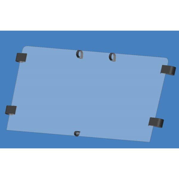 Half Upper Windshield Polaris Ranger Round Mid 500 570 2010-14
