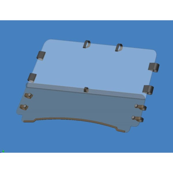 Windshield Combo Polaris RZR S XP 570 800 900 2008-18