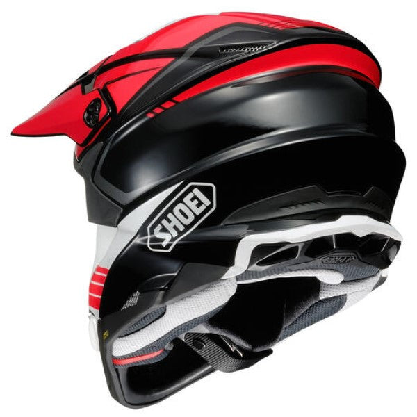Casque de Motocross VFX-EVO Jammer Rouge, arrièe