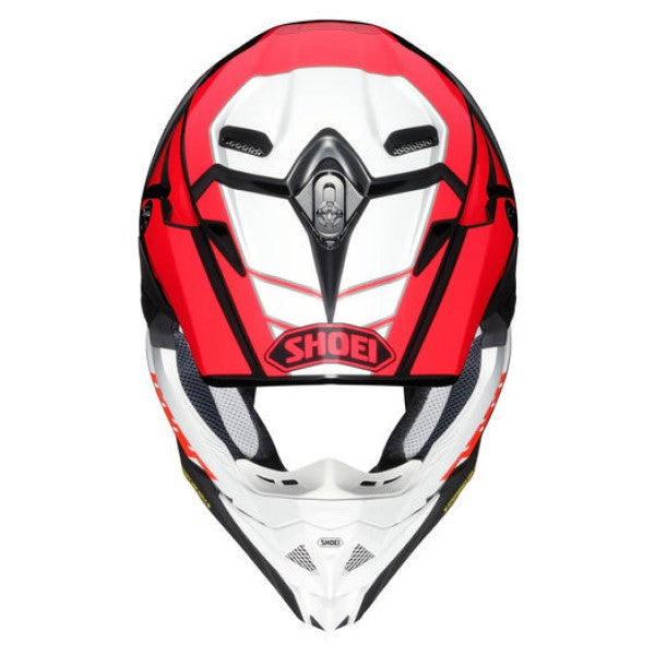Casque de Motocross VFX-EVO Jammer Rouge, Dessus