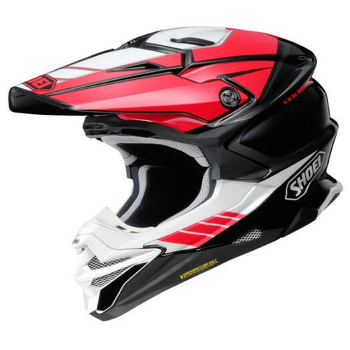 Casque de Motocross VFX-EVO Jammer Rouge, côté gauche