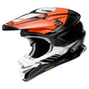 Casque de Motocross VFX-EVO Jammer Orange, côté gauche