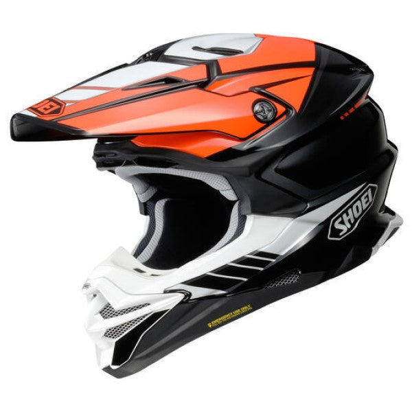 Casque de Motocross VFX-EVO Jammer Orange, côté gauche