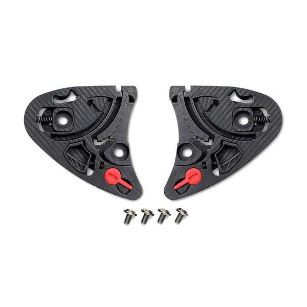 Plaques de Base CWR‑F2R Casque X‑15 (avec vis )/noir/ Shoei