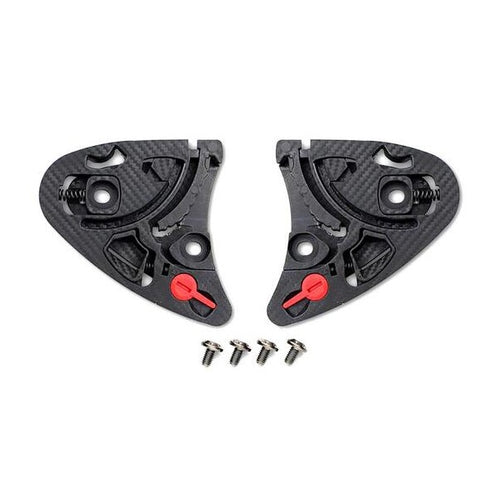 Plaques de Base CWR‑F2R Casque X‑15 (avec vis )/noir/ Shoei