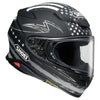 Casque Intégral de Moto RF-1400 Dedicated2 Noir, côté droit