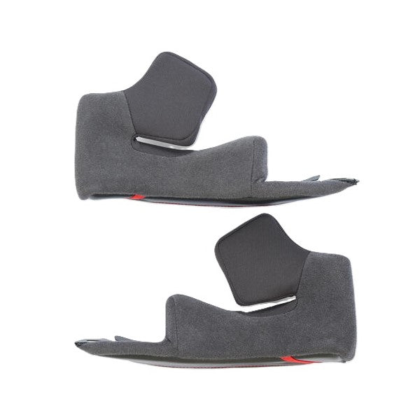 Coussinets de Joues GT-Air III/Shoei/noir gris rouge