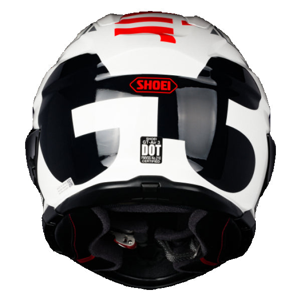 Casque Intégral de Moto GT-AIR 3 Mike Gris/Noir, arrière
