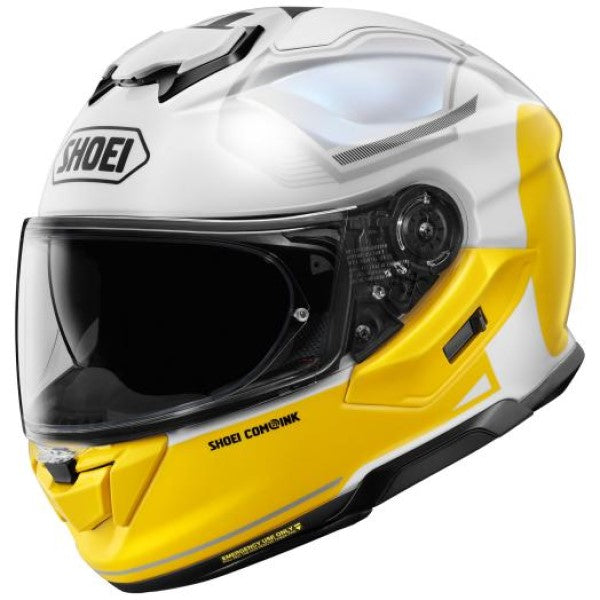 Casque Intégral de Moto GT-AIR 3 Mike Gris/Jaune, côté gauche