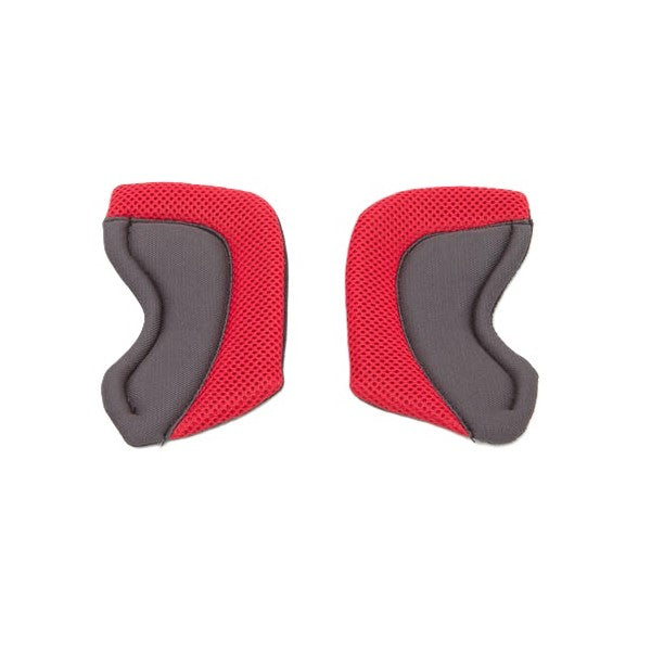 Coussinets Latéraux pour Casque X-Fourteen Gris/Rouge en paire