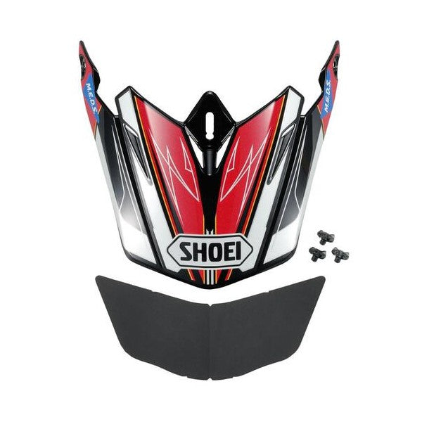 Palette de Motocross VFX-EVO/Soei/noir rouge blanc