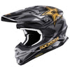 Casque de Motocross VFX-EVO Malcolm Stewart 27 Noir/Gris, de gauche