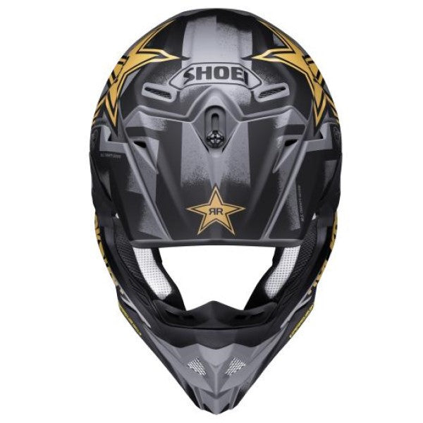 Casque de Motocross VFX-EVO Malcolm Stewart 27 Noir/Gris, dessus