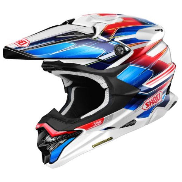 Casque de Motocross VFX EVO Sparkle Bleu/rouge