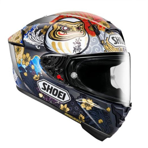 Casque Intégral de Moto X-Fifteen Marquez Motegi 5, Mulicolore, côté droit