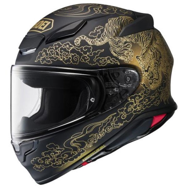 Casque Intégral de Moto RF-1400 Fearless Vert/Noir, côté gauche