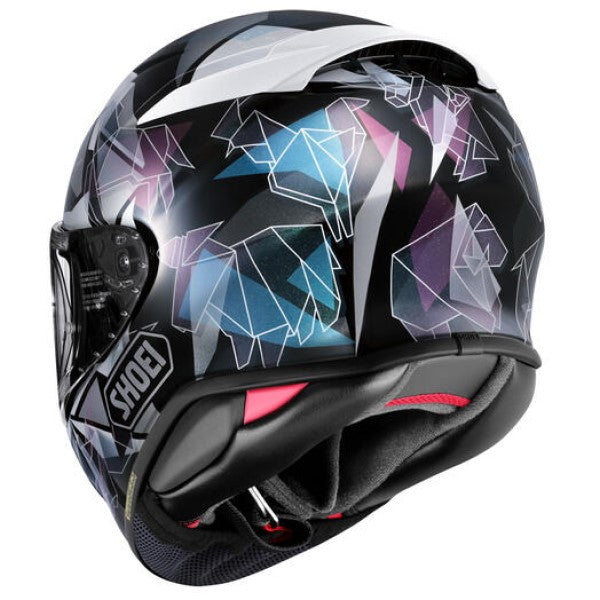 Casque Intégral de Moto RF-1400 Origami 2, Mauve, arrière