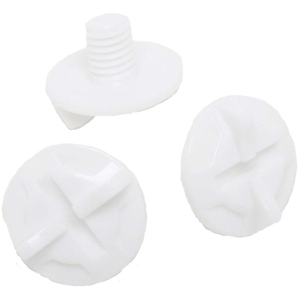 Ensemble de Vis pour Palette de Motocross VFX-EVO Blanc de face