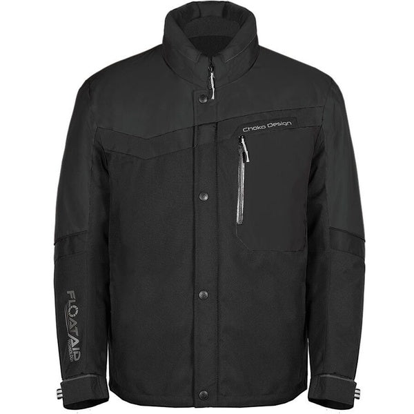 Manteau de Motoneige Pulse Floataid Noir de face