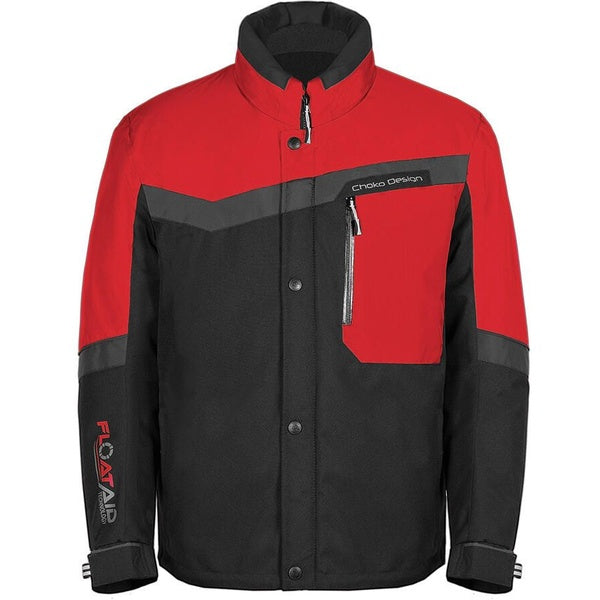 Manteau de Motoneige Pulse Floataid Rouge de face