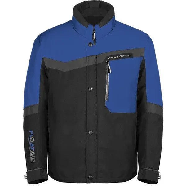 Manteau de Motoneige Pulse Floataid Bleu de face