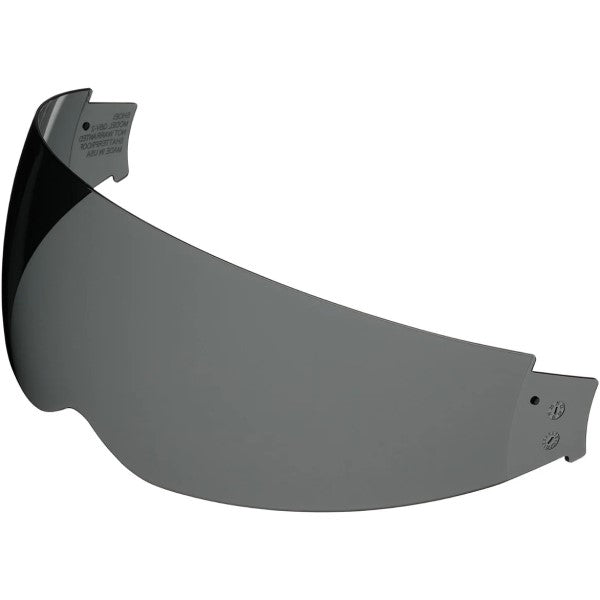 Visière Pare-Soleil de Moto QSV-2 Fumé Foncé incliné de face