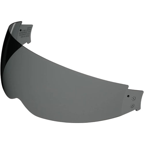 Visière Pare-Soleil de Moto QSV-2 Fumé Foncé incliné de face