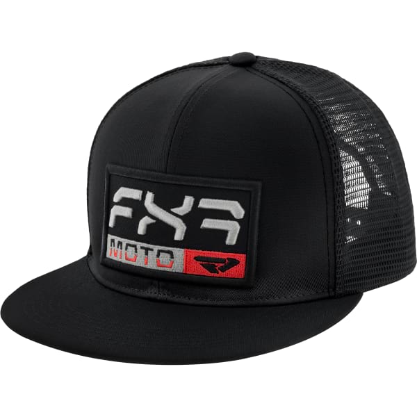 Casquette Moto Noir/Rouge