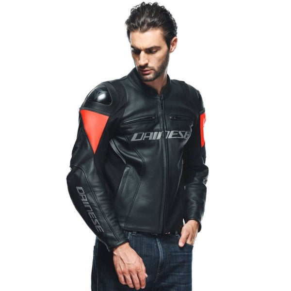 Manteau de moto Dainese Racing 4 Noir Rouge Modèle