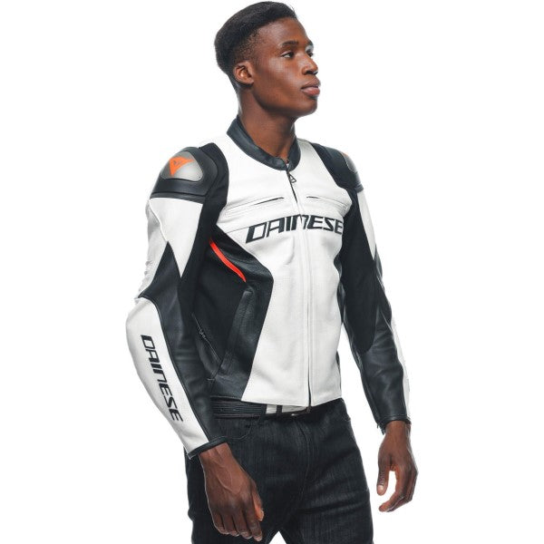 Manteau de Moto Dainese Racing 4 Blanc Modèle