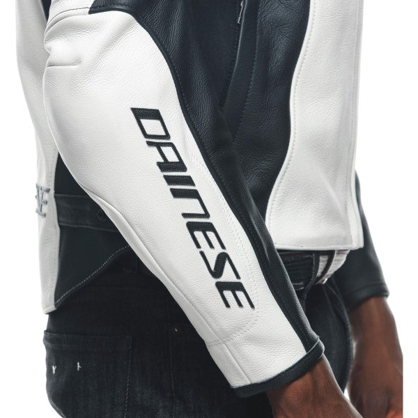 Manteau de Moto Dainese Racing 4 Blanc Bras