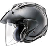 Casque Ouvert de Moto Ram-X Gris Clair incliné de droite