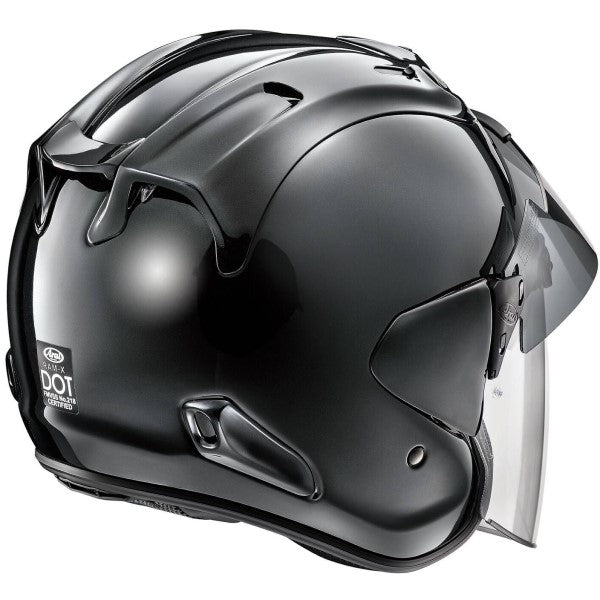 Casque Ouvert de Moto Ram-X Arai Gris incliné de dos