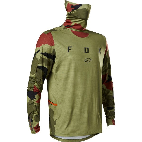 Chandail de Motocross Ranger Drive Vert Camo, de face