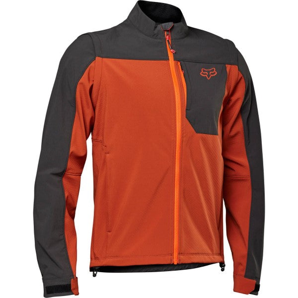 Manteau Enduro Ranger Softshell Cuivre de face