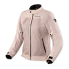 Manteau Eclipse 2 Rev'it  Pour Femme  rose de face