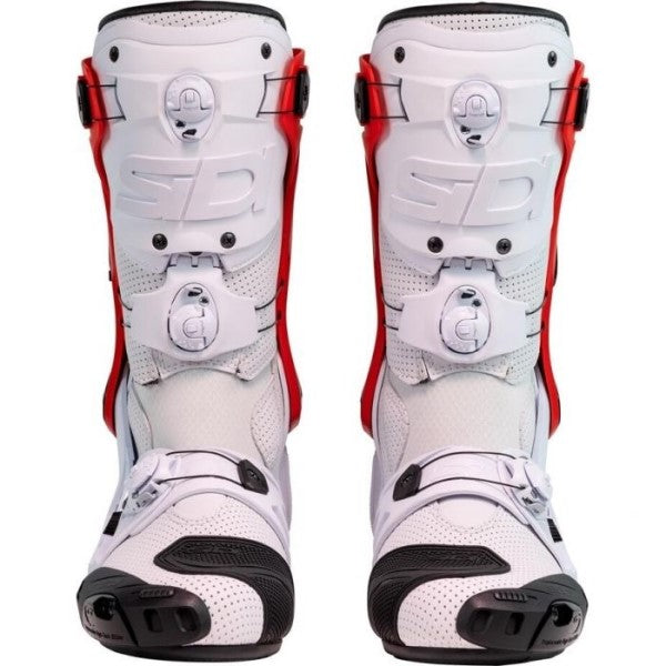 Bottes de Motocross Rex Air/ Sidi blanc et rouge  