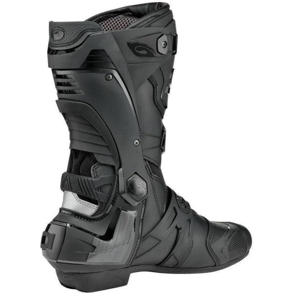 Bottes de Moto Rex Noir incliné de dos